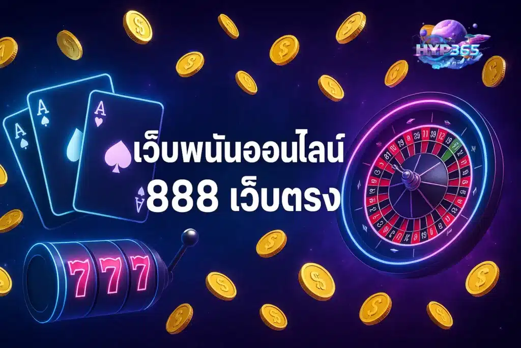 เว็บพนันออนไลน์ 888 เว็บตรง